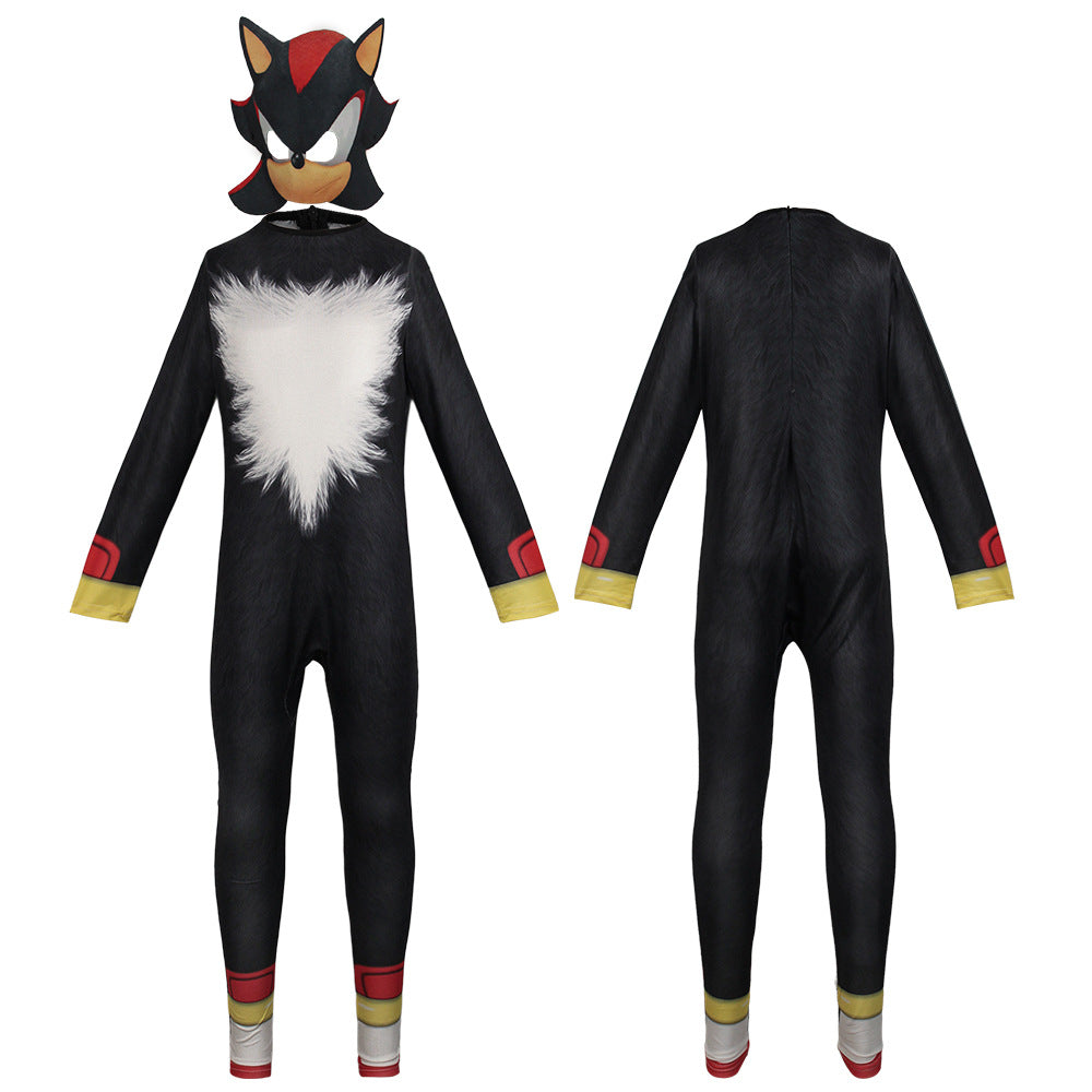 Sonic the Hedgehog Cosplay Costume Jumpsuit Kids Party Carnival